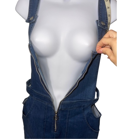 Bullhead Denim Jean Pull On Jumper Overall Dress - XS - Picture 10 of 13